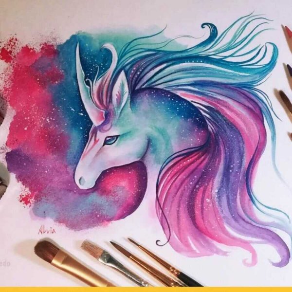 Рисунки акварелью