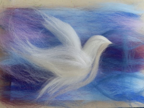 Картины из шерсти