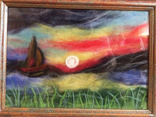 Шерстяная акварель Эммы Пшеничниковой