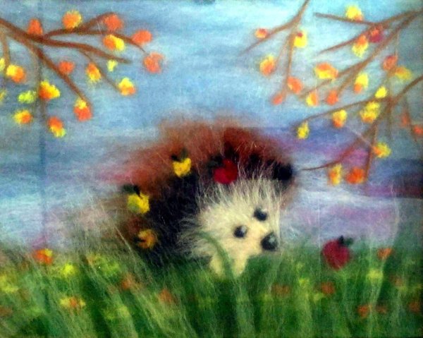 Шерстяная акварель для детей