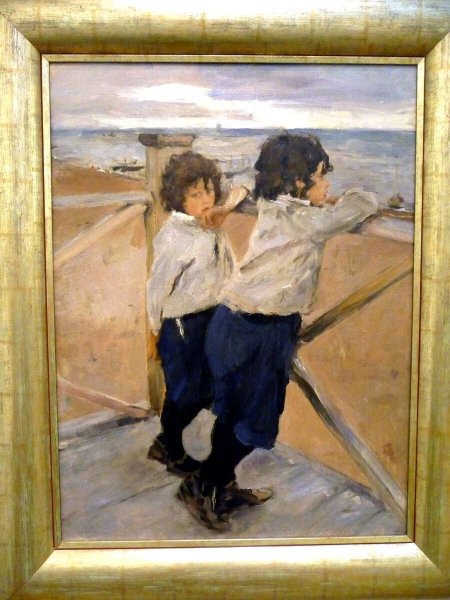 В.А.Серова “дети. Саша и Юра Серовы”