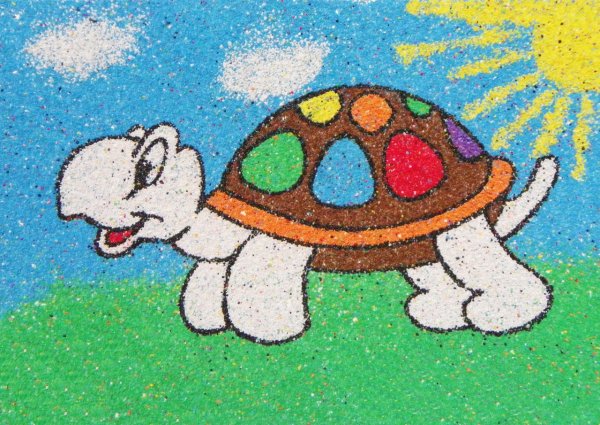 Песочная фреска Десятое королевство