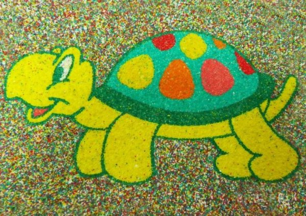 Мозаика из песка для детей