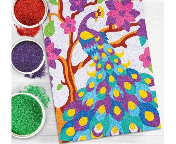 Картины цветным песком