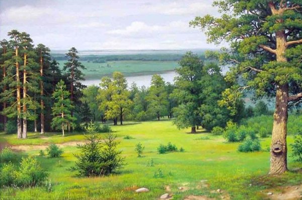 Владимир Бебия картины пейзажи