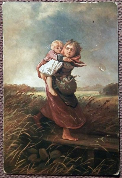 К. Маковский «дети бегущие от грозы» 1872