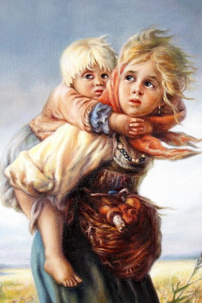 Картинная галерея 3 класс к. е. Маковский. Дети, бегущие от грозы