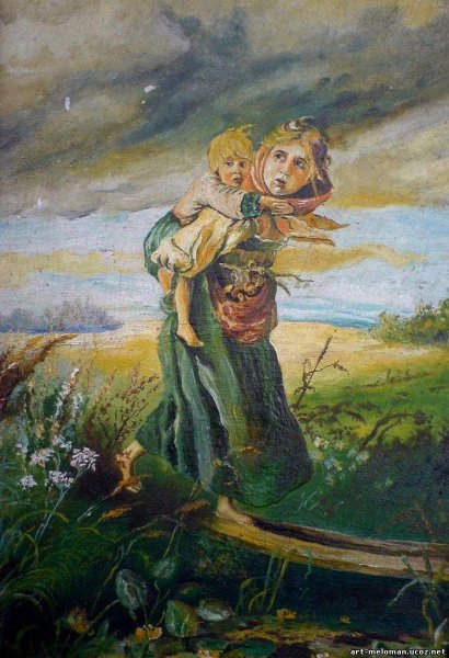 "Дети, бегущие от грозы"1872г. К.Е.Маковский.