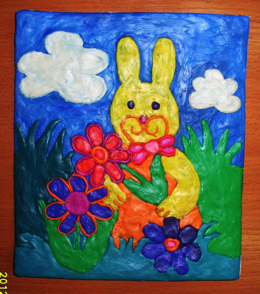 Пластилиновая живопись для детей