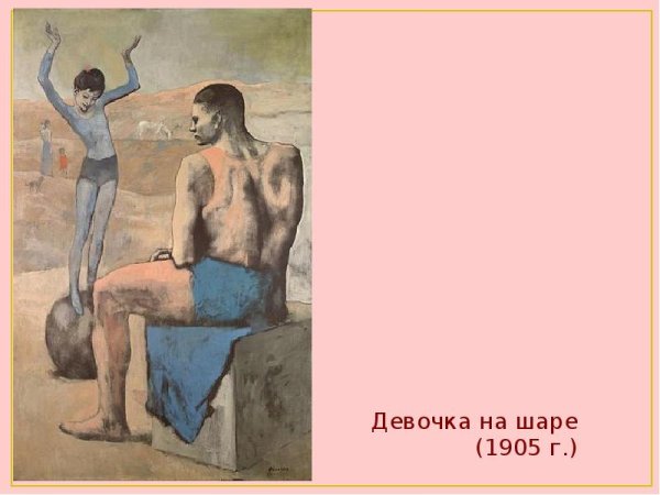 Пабло Пикассо девочка на шаре