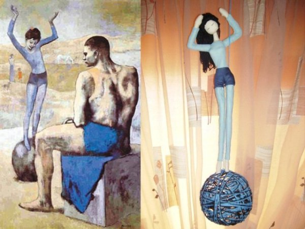 Пабло Пикассо. Девочка на шаре. 1905 Г.