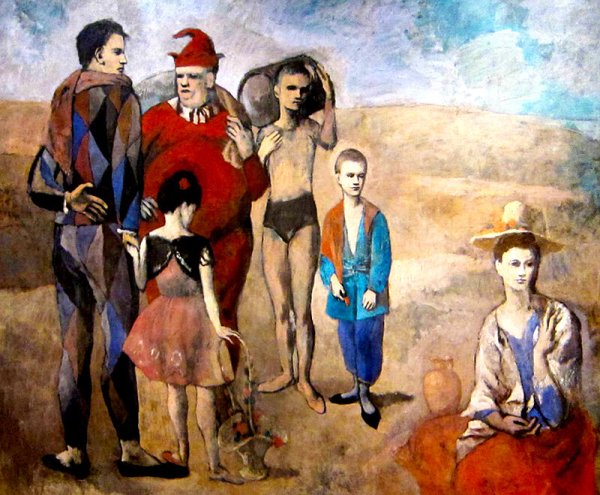 Пабло Пикассо картины девочка на шаре