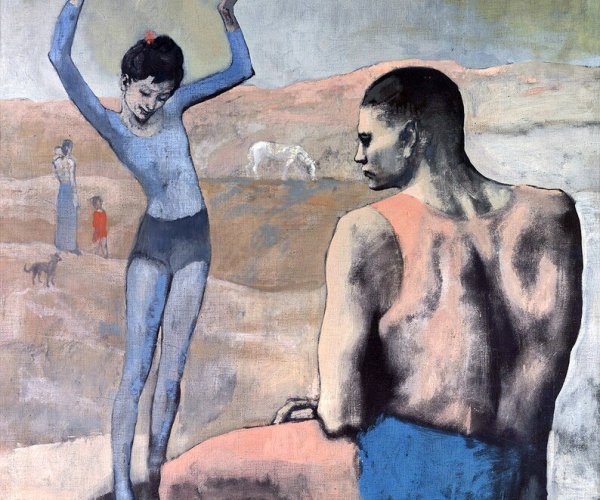 П. Пикассо. «Девочка на шаре», 1905 г.