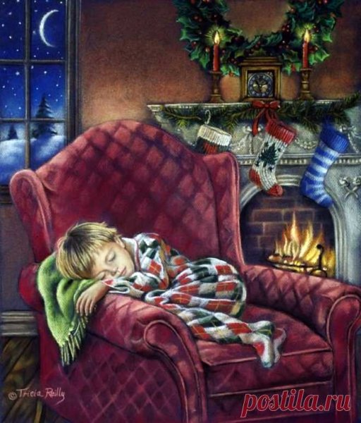 Художница Tricia Reilly-Matthews Рождество