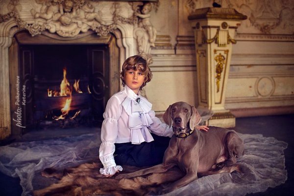 Семейный портрет у камина