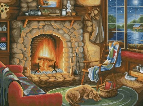 Сказочный камин