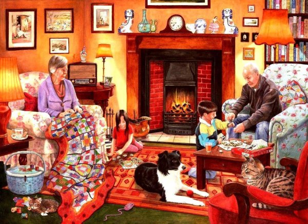 Семья домашний уют