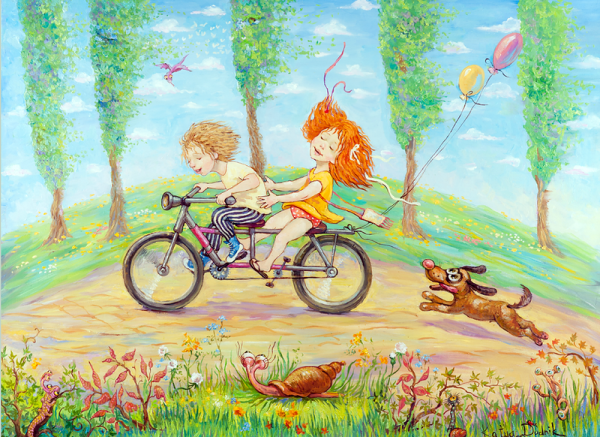 Счастливое детство иллюстрации