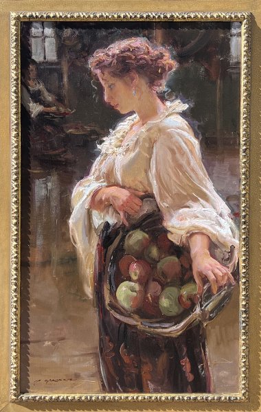 Даниэль Герхартц девушка с яблоками