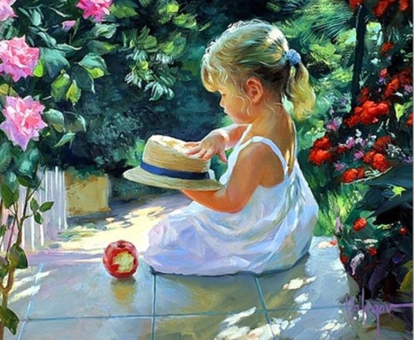 Волегов Владимир художник картины девочка