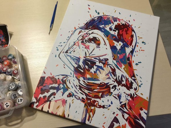 DIY Paint by numbers краски