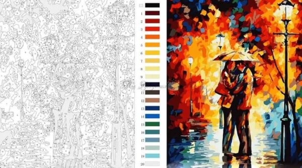 Рисование по номерам процесс