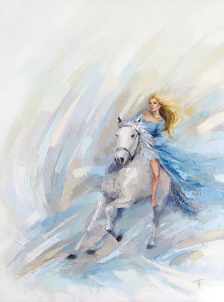 Кто Автор картины девушка на коне