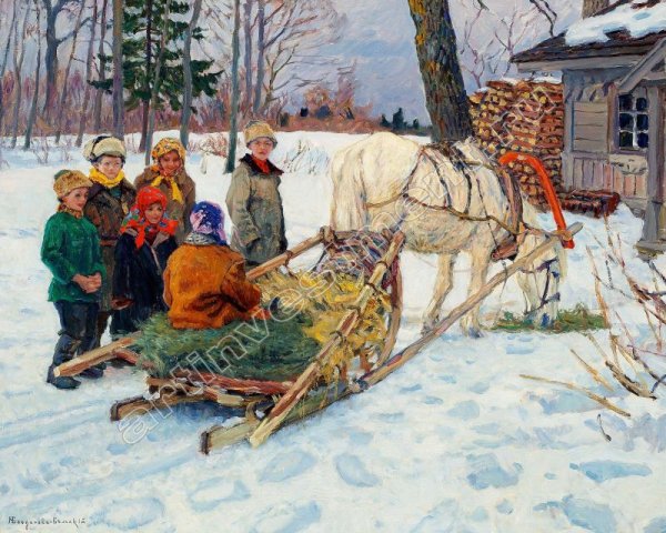 Николай Петрович Богданов-Бельский зима