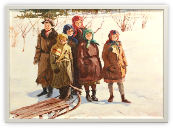 Николай Петрович Богданов-Бельский зима