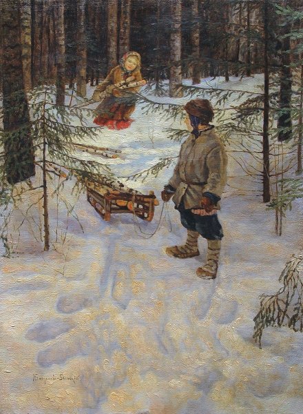 Николай Петрович Богданов-Бельский пейзаж