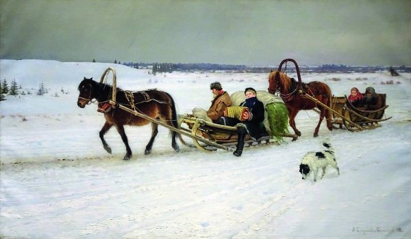 Николай Петрович Богданов-Бельский зима