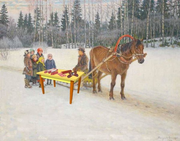 Николай Петрович Богданов-Бельский зима