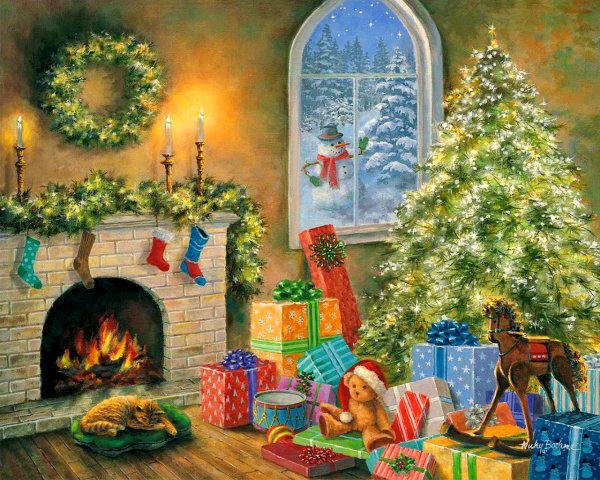 Рождество живопись