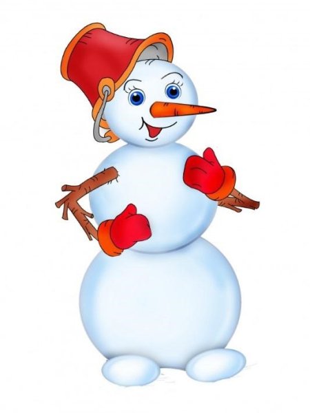 Мультяшные Снеговики