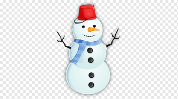 Снеговичок рисунок