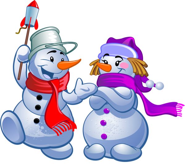 Отрисовки Снеговик