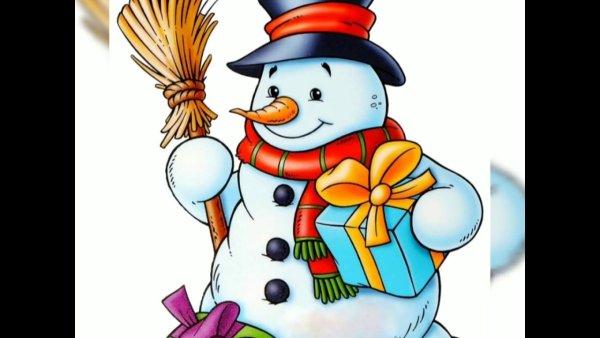Снеговики для печати для детей