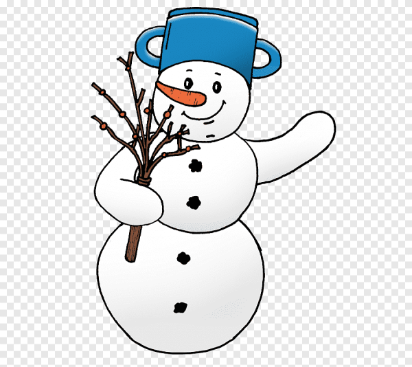 Снеговик рисунок