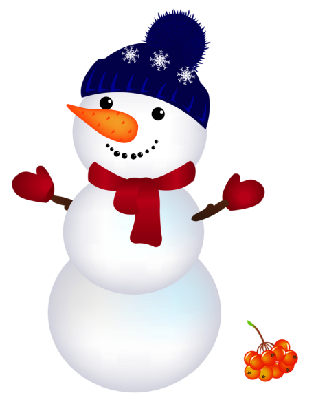 Разноцветные Снеговики