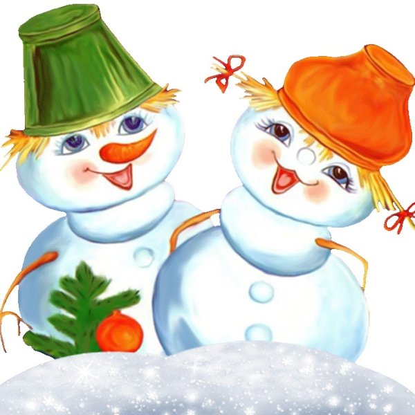 Мультяшные Снеговики