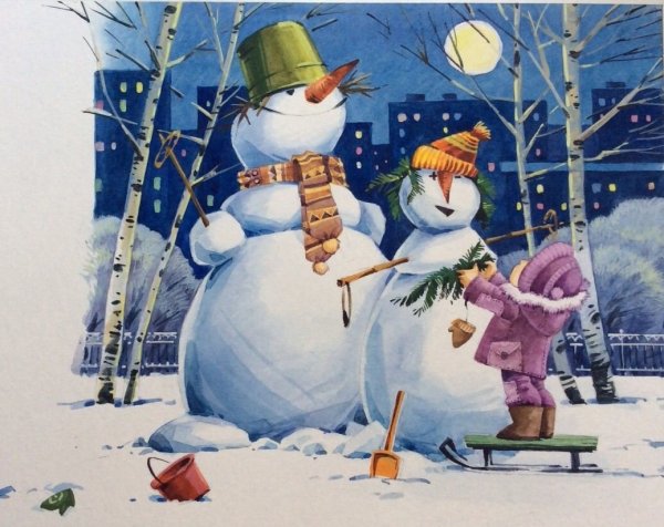 Сказки снеговика