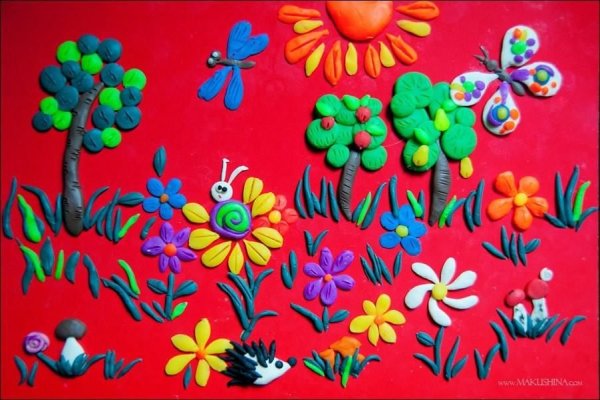 Ольга Фонина пластилиновые картины