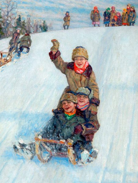 Голубые санки