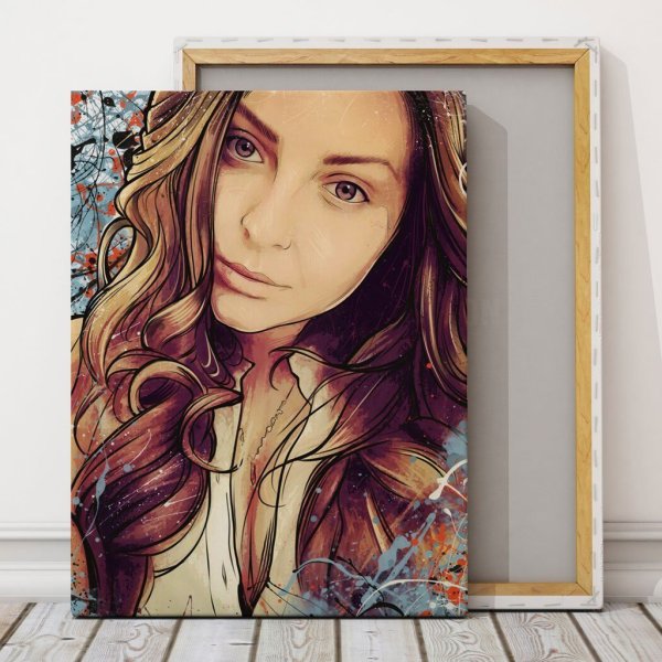 Портрет на холсте