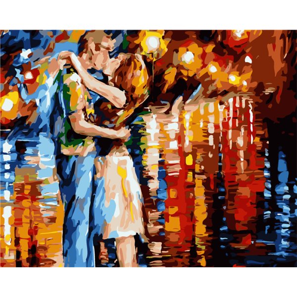 Пейзаж Тосканы мастихином