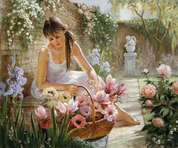 Акварели художницы Ryu Eunja