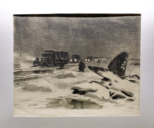 Ларичев картина блокадный хлеб живопись