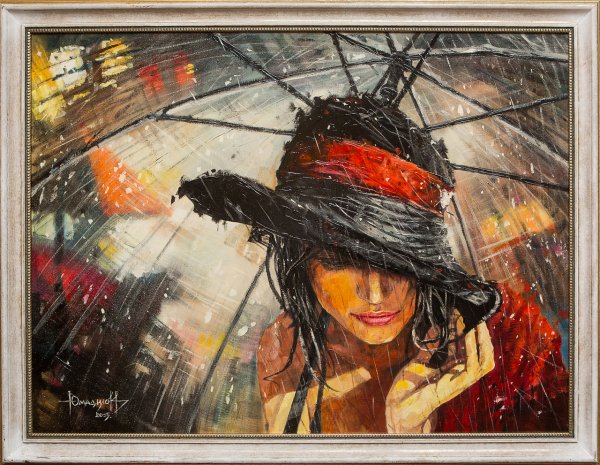 Зонт с картинами художников