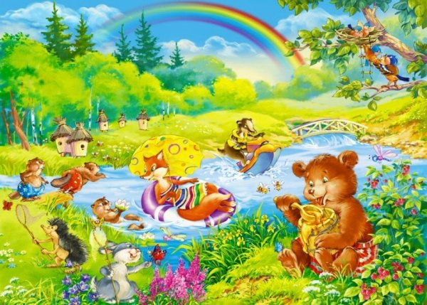 Природа летом для дошкольников