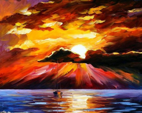 Картины акрилом на холсте